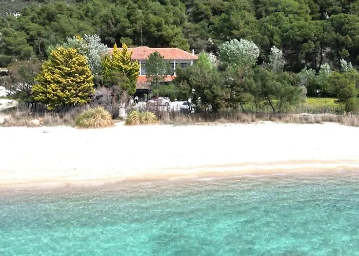 Spacious Maisonette On The Eu Blue Beach Of Kalogria In Sithonia In Greece foto