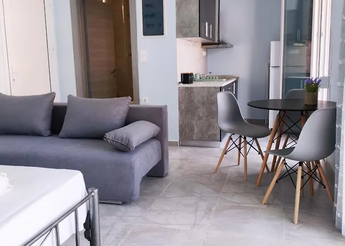 Beachway Luxury Studio C Néa Péramos fotorgafie